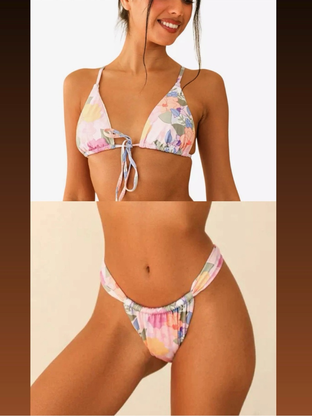 Dipping Daisies Garden Floral bikini